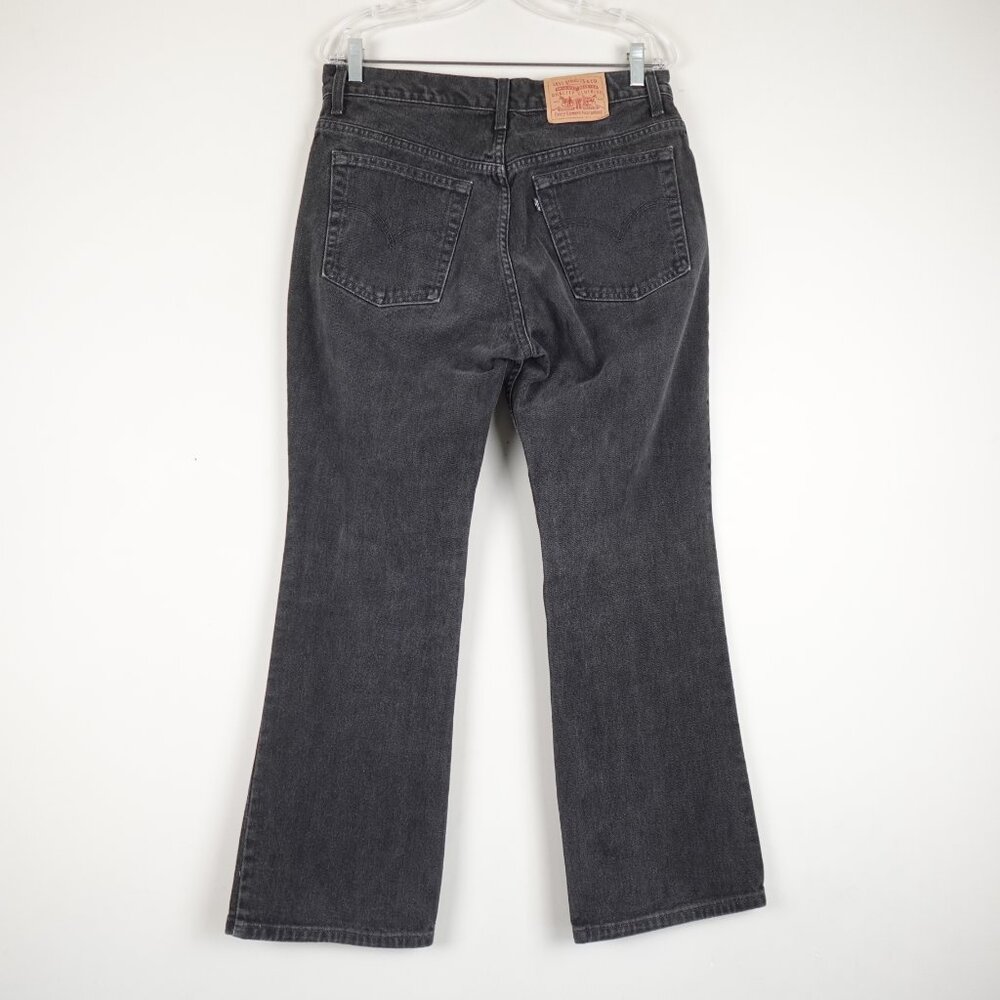 Vintage 90s Levi's Boot Cut 573 Women's 13S (33x29) Black Tab Made in Canada